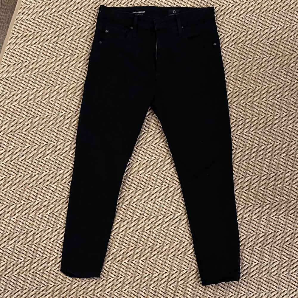 Ag Adriano Goldschmied Black Skinny Jeans